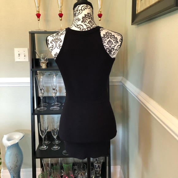 Garage black body-con mini dress - Picture 2 of 3